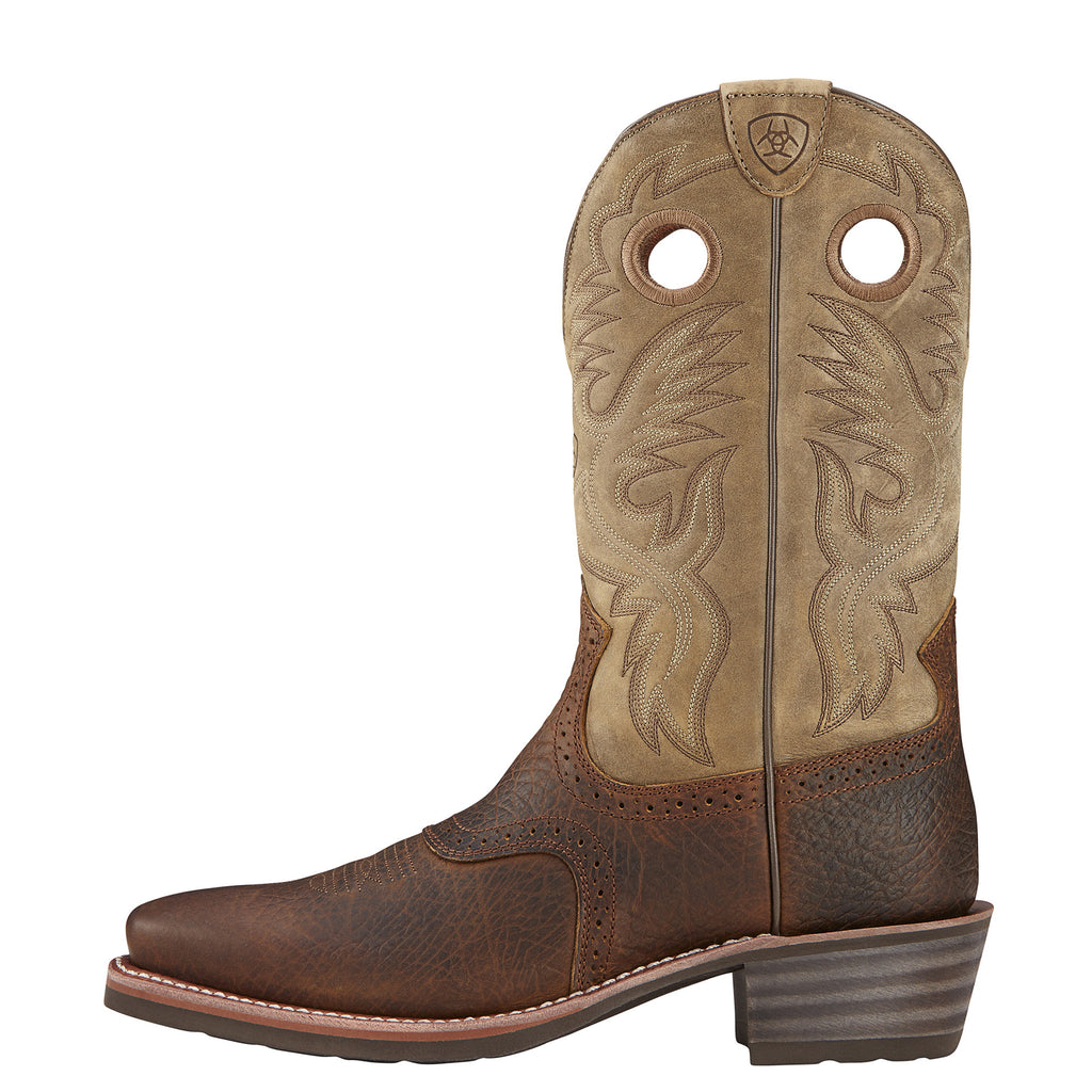 Square Toe Ariat Rambler Earth Brown Bomber Ariat 35829 Brown
