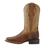 Women's Ariat Round Up Wide Square Toe (Powder Brown)
