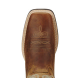 Women's Ariat Round Up Wide Square Toe (Powder Brown)
