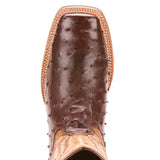 Ariat Relentless Platinum Full Quill Ostrich Boots (Chocolate)