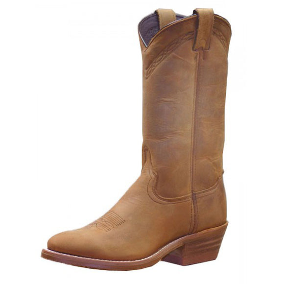 Abilene Cowhide Western Boots (Dirty Brown)