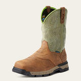 Ariat Rebar Flex Waterproof Composite Toe Work Boot (Rye Brown) - 3-4 front