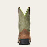 Ariat Rebar Flex Waterproof Composite Toe Work Boot (Rye Brown) - heel
