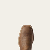 Ariat Booker Ultra Chelsea Western Boot (Distressed Tan) - toe