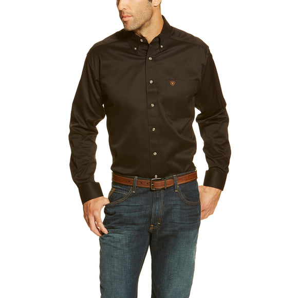 Ariat Solid Twill Shirt (Black)