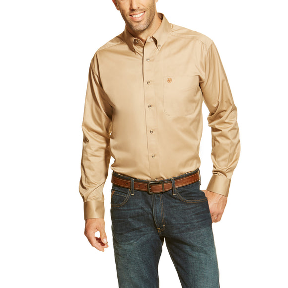 Ariat Solid Twill Shirt (Khaki)