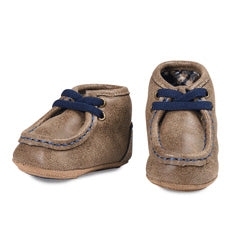 Baby Double Barrel Smith Shoes (Brown)