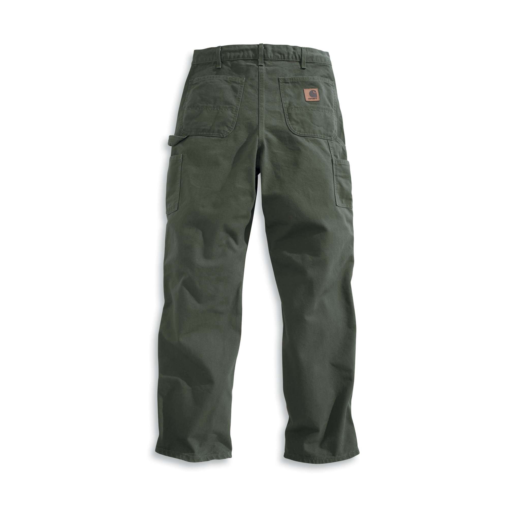 Carhartt Men's Carhartt Brown Duck Work Pants (38 x 30)