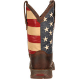 Durango Rebel Patriotic USA Flag Boot (Brown)