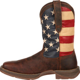 Durango Rebel Patriotic USA Flag Boot (Brown)