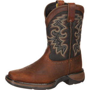 Children's Durango Western Boot (Tan \ Black)