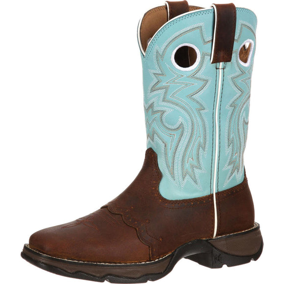 Women's Durango Lady Rebel (Powder Blue \ Brown)