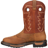 Rocky Original Ride Branson Square Toe Waterproof (Tan and Ochre)